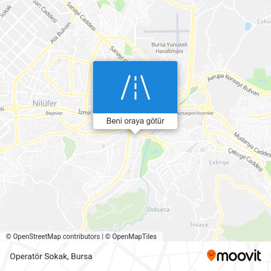 Operatör Sokak harita
