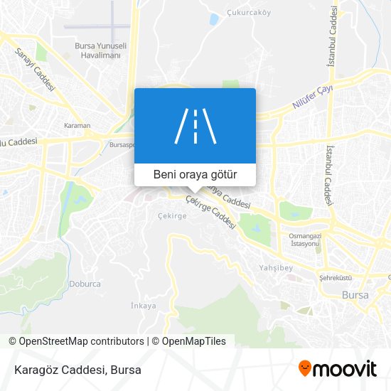 Karagöz Caddesi harita