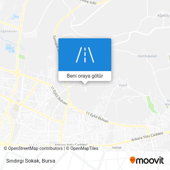 Sındırgı Sokak harita