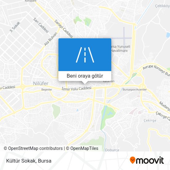 Kültür Sokak harita