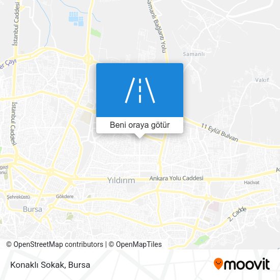 Konaklı Sokak harita