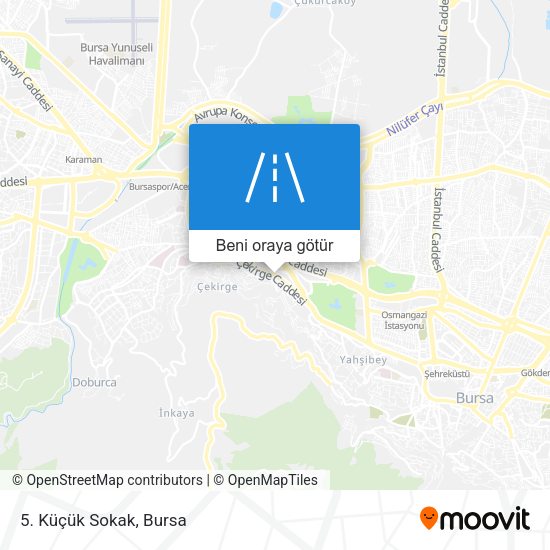 5. Küçük Sokak harita