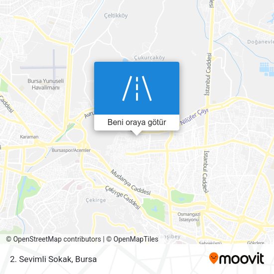 2. Sevimli Sokak harita
