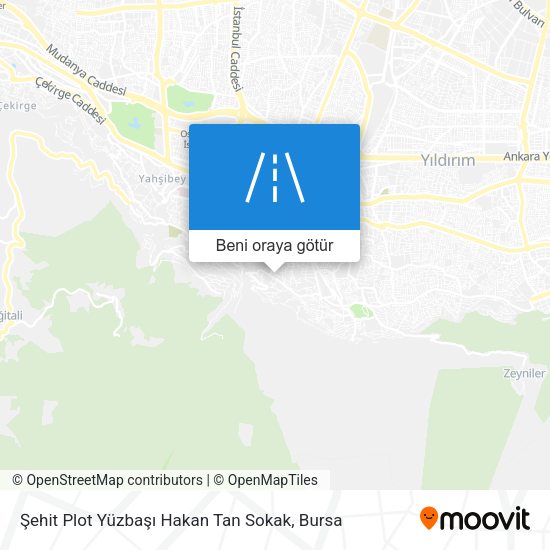 Şehit Plot Yüzbaşı Hakan Tan Sokak harita