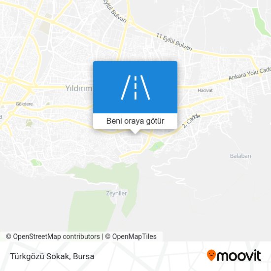Türkgözü Sokak harita
