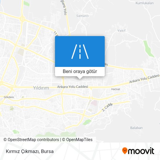 Kırmız Çıkmazı harita