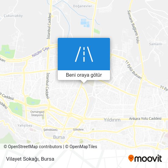 Vilayet Sokağı harita