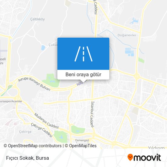 Fıçıcı Sokak harita