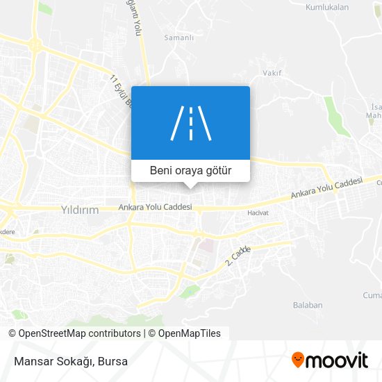 Mansar Sokağı harita