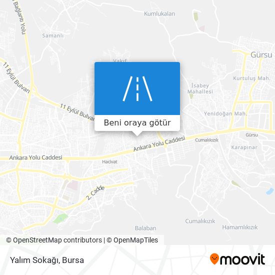 Yalım Sokağı harita