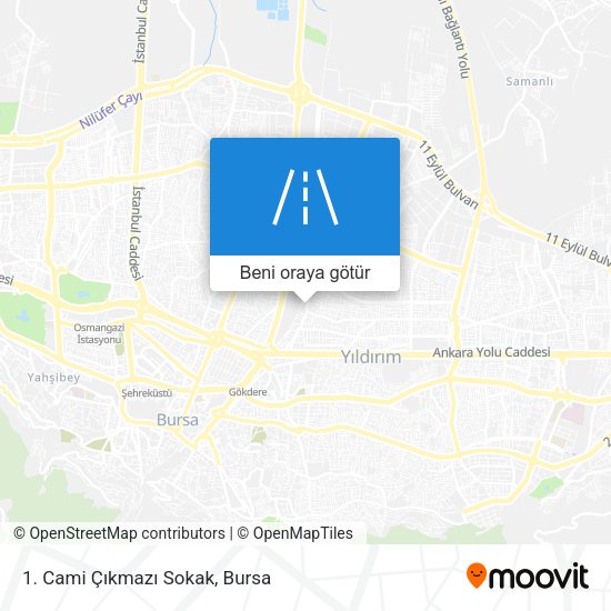 1. Cami Çıkmazı Sokak harita