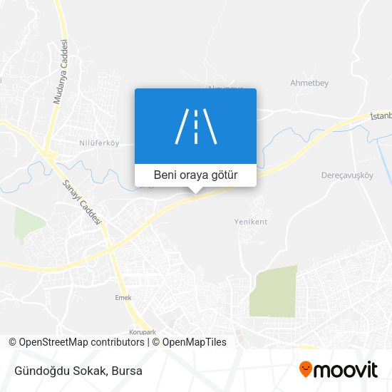 Gündoğdu Sokak harita