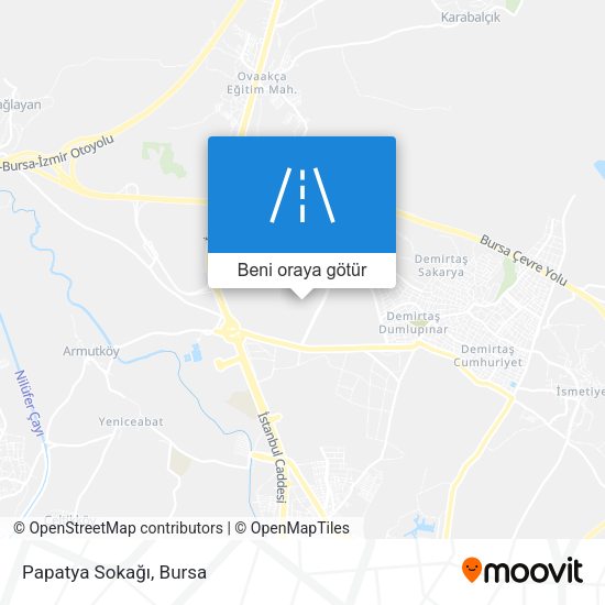 Papatya Sokağı harita