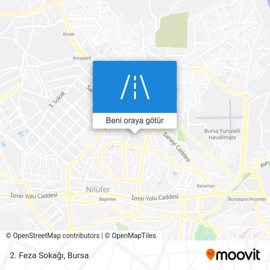 2. Feza Sokağı harita