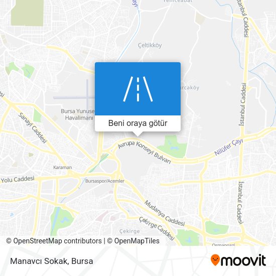 Manavcı Sokak harita