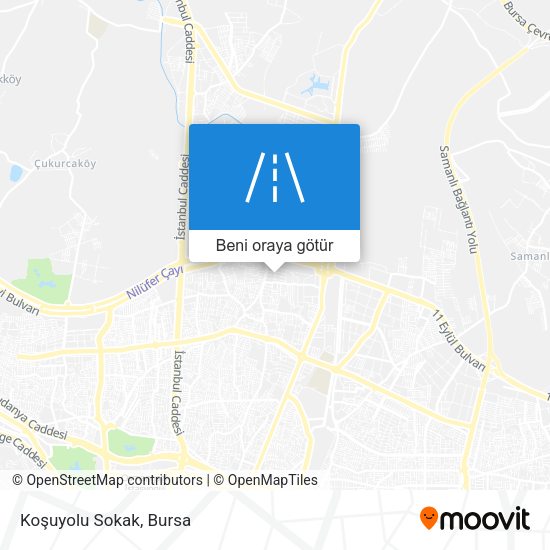 Koşuyolu Sokak harita