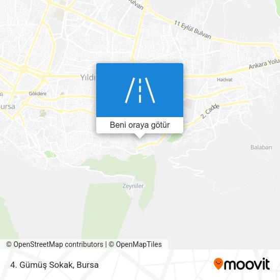 4. Gümüş Sokak harita