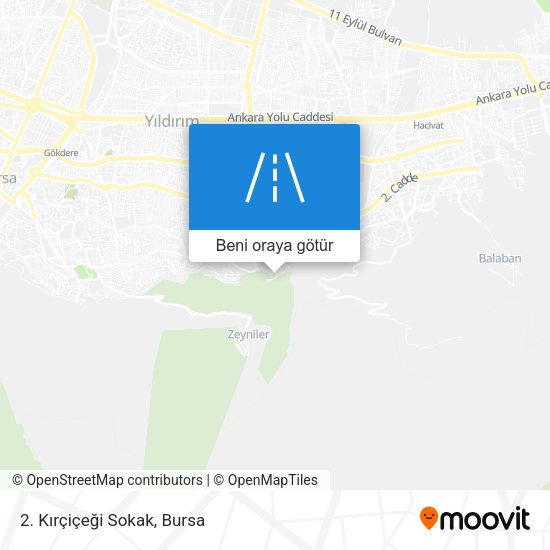 2. Kırçiçeği Sokak harita