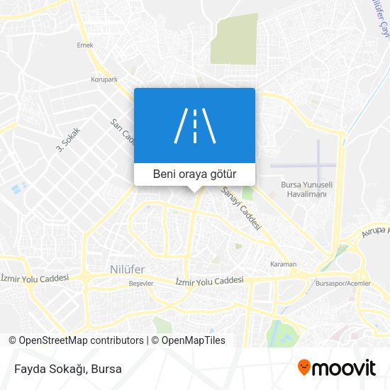 Fayda Sokağı harita