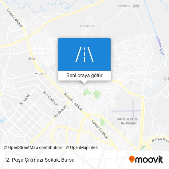 2. Paşa Çıkmazı Sokak harita