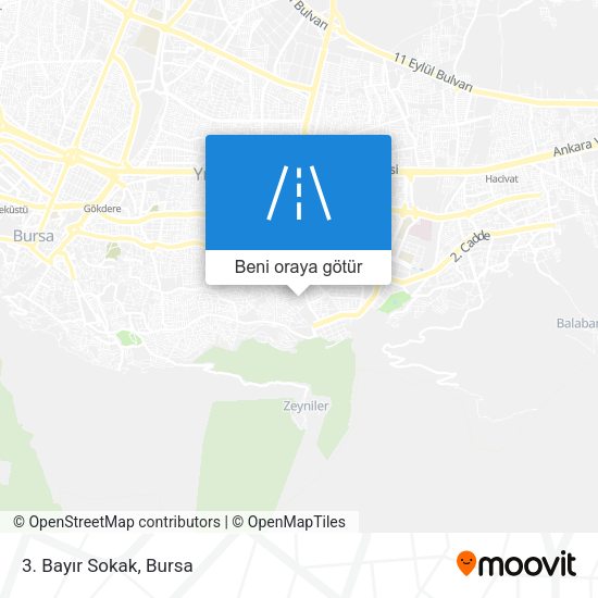 3. Bayır Sokak harita