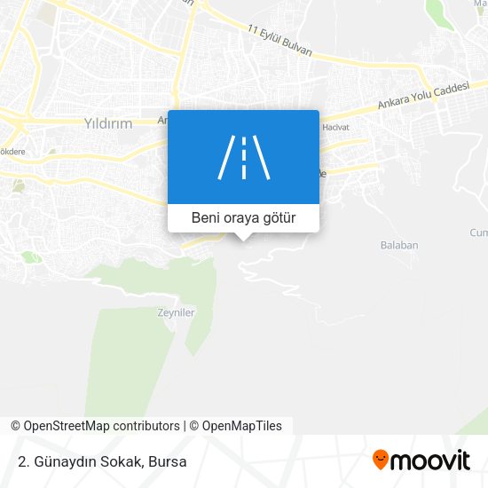 2. Günaydın Sokak harita