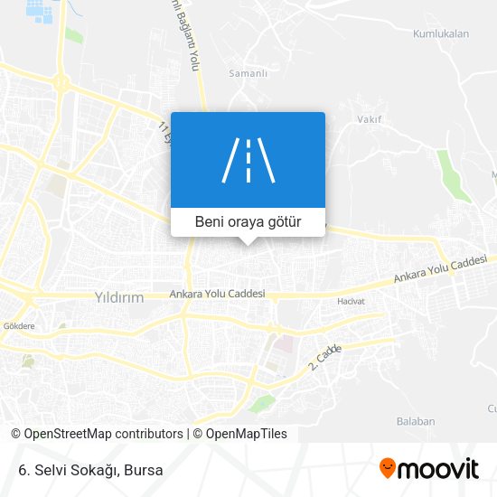 6. Selvi Sokağı harita