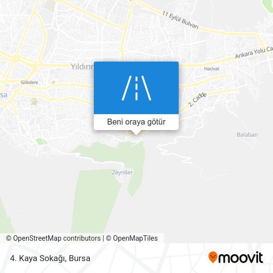 4. Kaya Sokağı harita