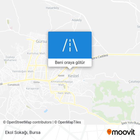 Ekol Sokağı harita
