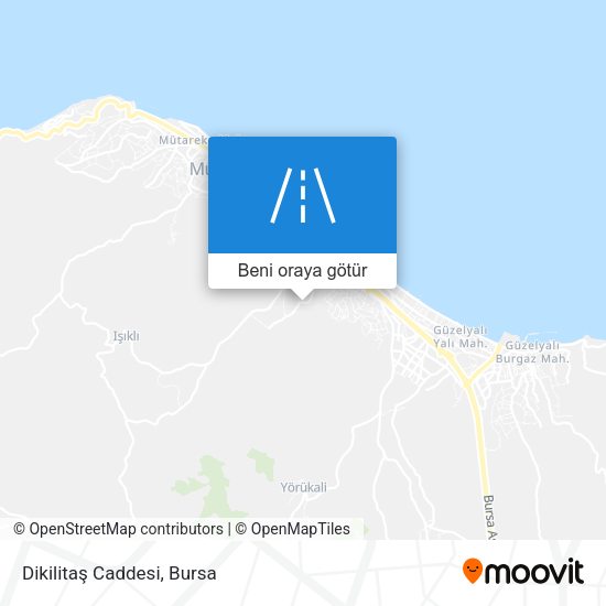 Dikilitaş Caddesi harita