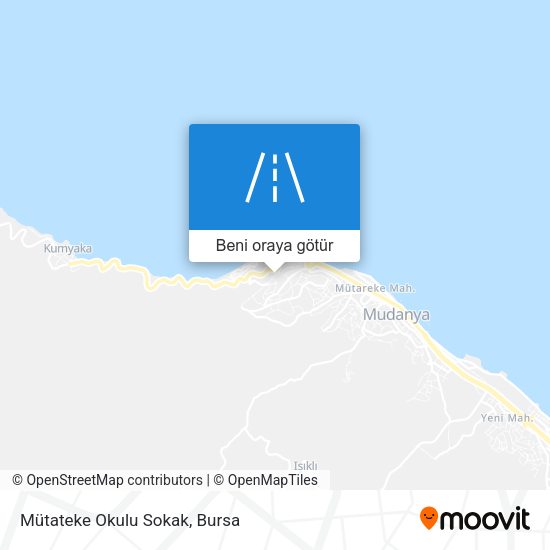 Mütateke Okulu Sokak harita