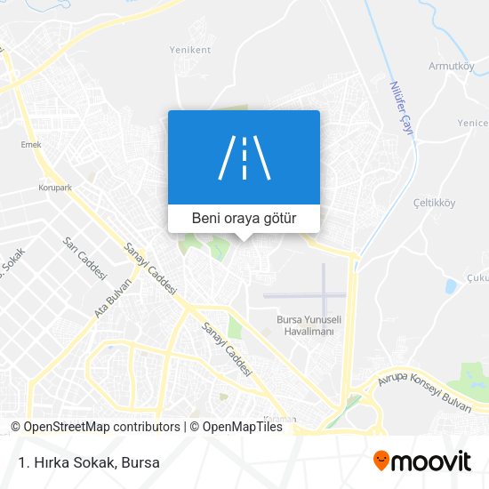 1. Hırka Sokak harita