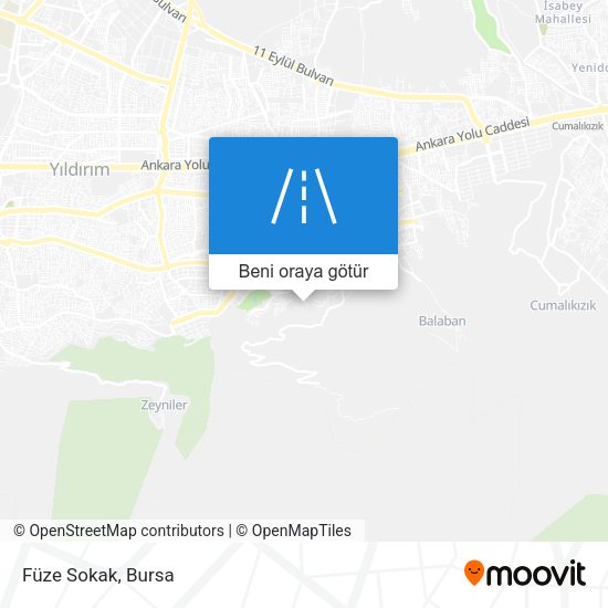 Füze Sokak harita