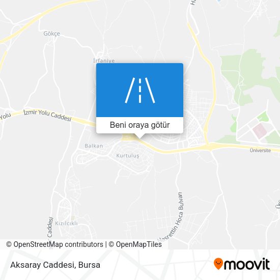 Aksaray Caddesi harita
