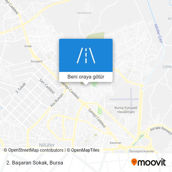 2. Başaran Sokak harita