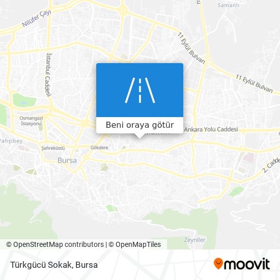 Türkgücü Sokak harita