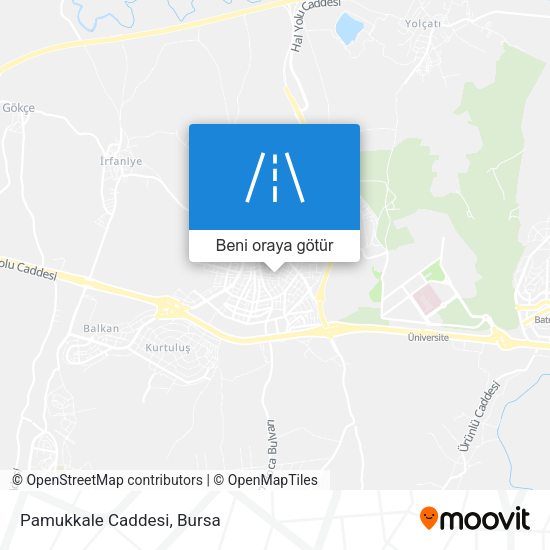 Pamukkale Caddesi harita