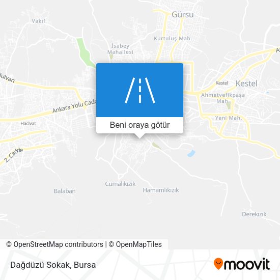 Dağdüzü Sokak harita
