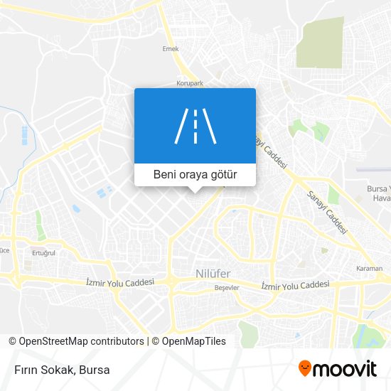 Fırın Sokak harita