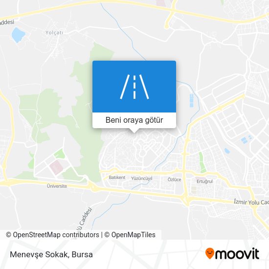 Menevşe Sokak harita