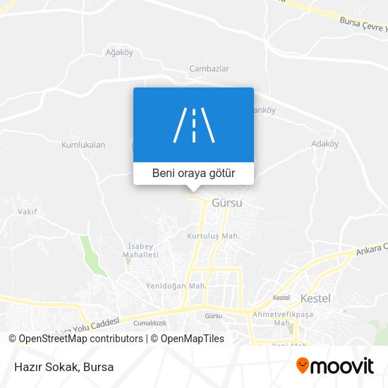 Hazır Sokak harita