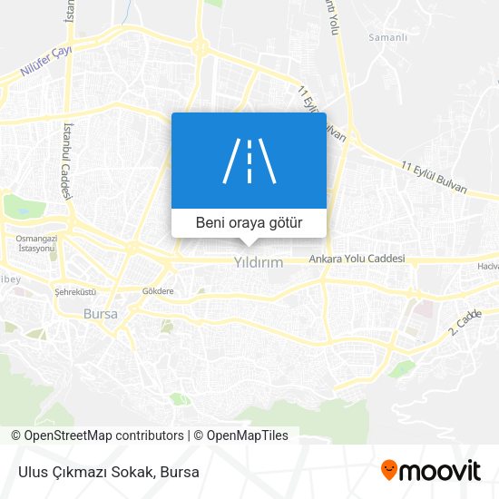 Ulus Çıkmazı Sokak harita