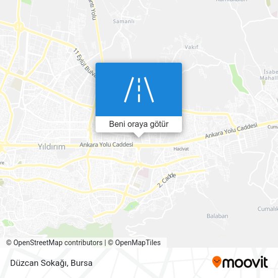Düzcan Sokağı harita