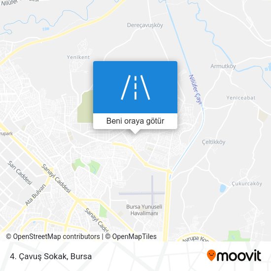 4. Çavuş Sokak harita