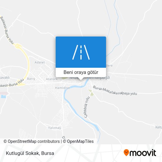 Kutlugül Sokak harita