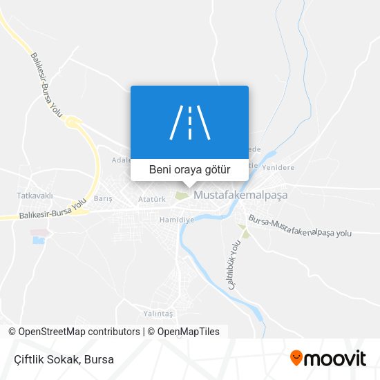 Çiftlik Sokak harita
