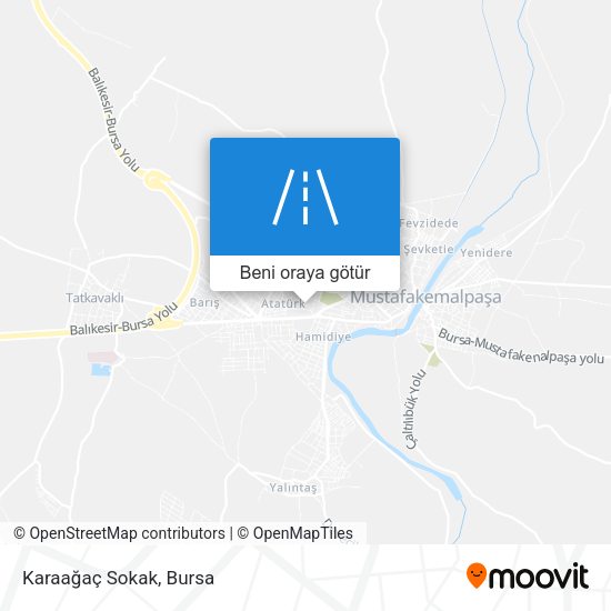Karaağaç Sokak harita