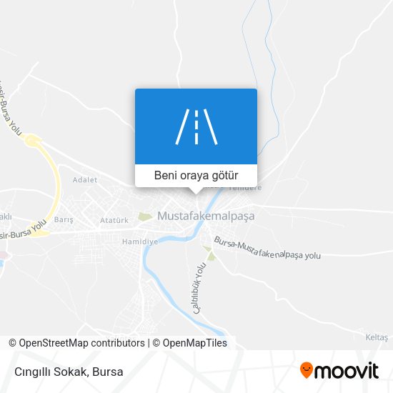 Cıngıllı Sokak harita