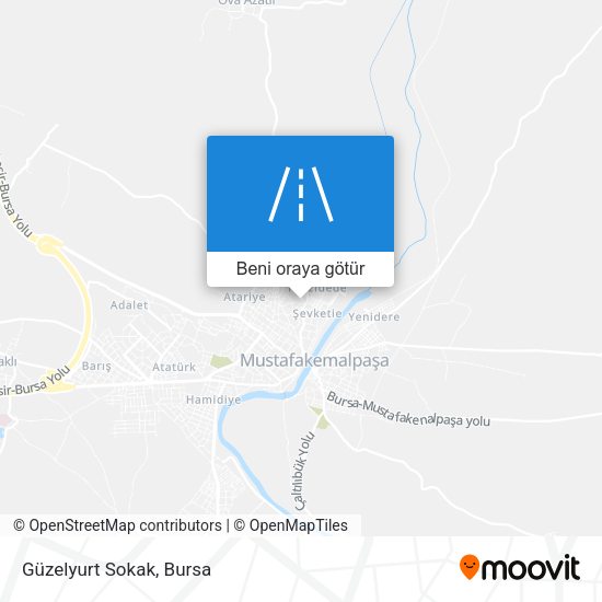 Güzelyurt Sokak harita