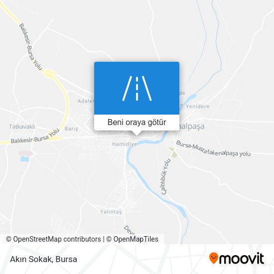 Akın Sokak harita